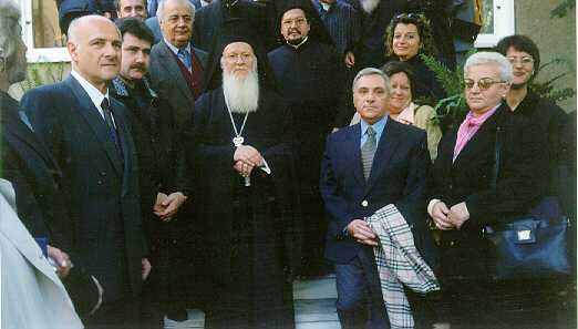 Ο Οικ. Πατριάρχης κ.κ. Βαρθολομαίος στο Μέγα Ρεύμα. Νοέμβριος 1999