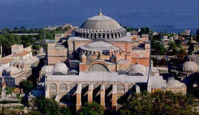 O Ναός της του Θεού Σοφίας στην Κωνσταντινούπολη.